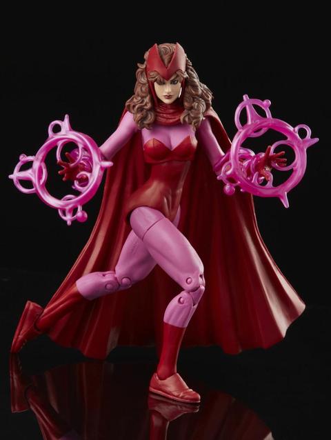 Marvel Legends Series Scarlet Witch 6-inch Retro Action Figure Toy, 4 Accessories