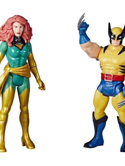 Marvel Legends Series 3.75-inch Retro 375 X-Men Multipack, Includes Wolverine and Marvel’s Phoenix