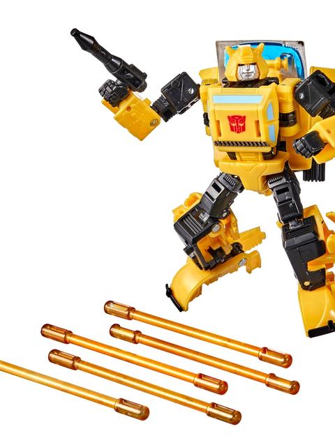 Transformers Toys War for Cybertron Trilogy Deluxe Origin Bumblebee Action Figure, Ages 8 and Up, 4.5-inch