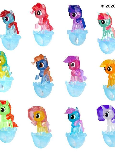 My Little Pony Secret Rings Blind Bag Series 1 – 1.5-Inch Toy with Water-Reveal Surprise, Wearable Ring Accessory