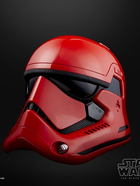 Star Wars The Black Series Galaxy’s Edge Captain Cardinal Electronic Roleplay Helmet for Ages 14 and Up