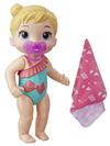 Baby Alive Splash 'n Snuggle Baby Brown Hair Doll For Water Play, With Accessories, Toy for Kids 3 Ages Years Old and Up