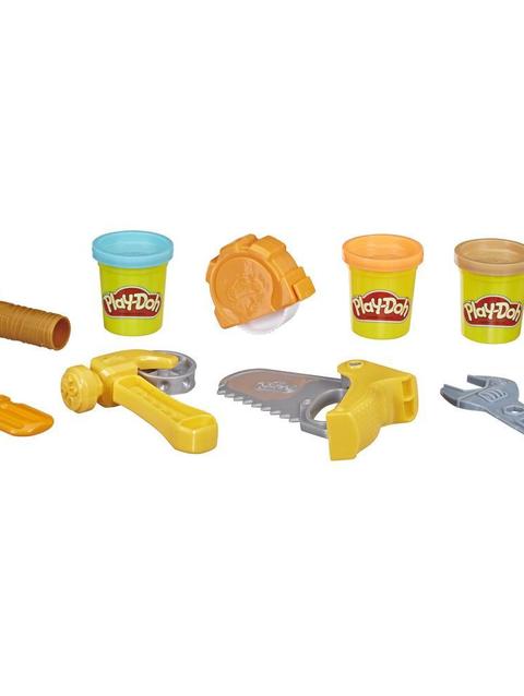 Play-Doh Toolin' Around Toy Tools Set for Kids with 3 Non-Toxic Colors