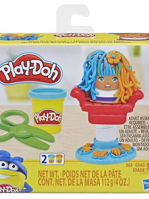 Play-Doh Mini Classics Crazy Cuts Barbershop Toy with 2 Non-Toxic Colors