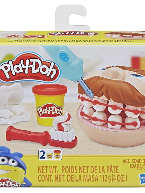 Play-Doh Mini Doctor Drill 'n Fill Dentist Toy with 2 Non-Toxic Colors