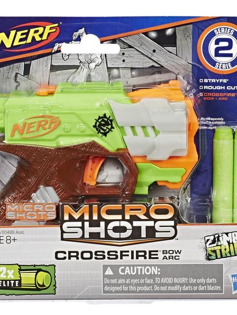 Nerf MicroShots Zombie Strike Crossfire Bow