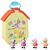 Peppa Pig Toys Peppa’s Party Carry Case Playset, 4 Peppa Pig Figures, Preschool Toys, 3+