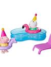 Peppa Pig Toys Peppa’s Pool Party Playset with 2 Figures, Preschool Toys for Kids 3+