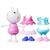 Peppa Pig Toys Suzy Sheep Dress-Up 6” Figure with 6 Fashion Accessories, Preschool Toys, 3+