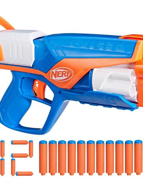 Nerf N Series Agility Blaster & 12 Nerf N1 Darts Compatible Only with Nerf N Series Blasters