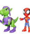 Marvel Spidey and His Amazing Friends Dino-Webs, Spidey and Goblin Raptor