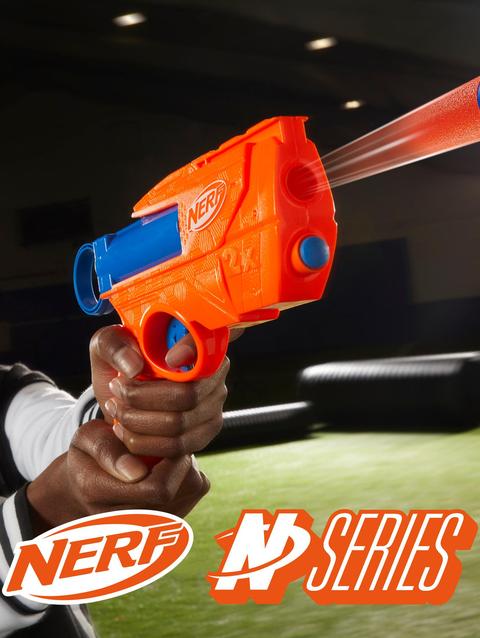 Nerf N Series Ward Blaster & 2 Nerf N1 Darts Compatible Only with Nerf N Series Blasters