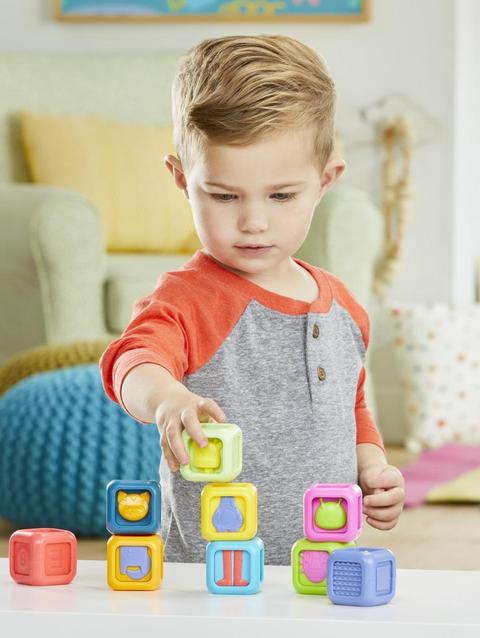 Playskool Critter Building Blocks, Toddler and Baby Toy Blocks for Ages 6 Months and Up (Amazon Exclusive)