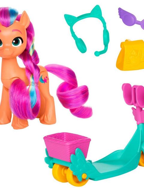 My Little Pony: Tell Your Tale Rolling Scooter Suny Starscout, 3" Toy for Kids Ages 3+