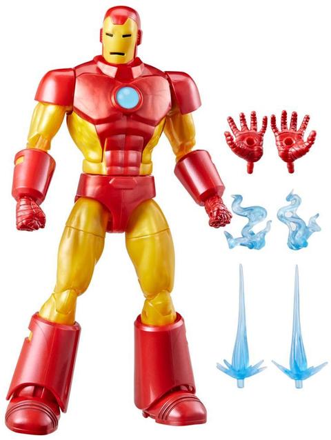 Marvel Legends Series Iron Man (Model 09) 6" Retro Comics Collectible Action Figure