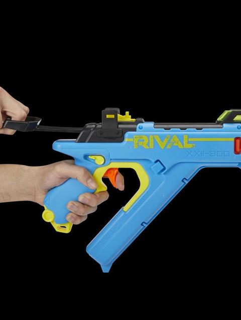 Nerf Rival Vision XXII-800 Blaster, Most Accurate Nerf Rival System, Adjustable Sight, 8 Nerf Rival Accu-Rounds