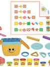 Play-Doh Picnic Shapes Starter Set, 12 Tools and 6 Cans, Preschool Toys