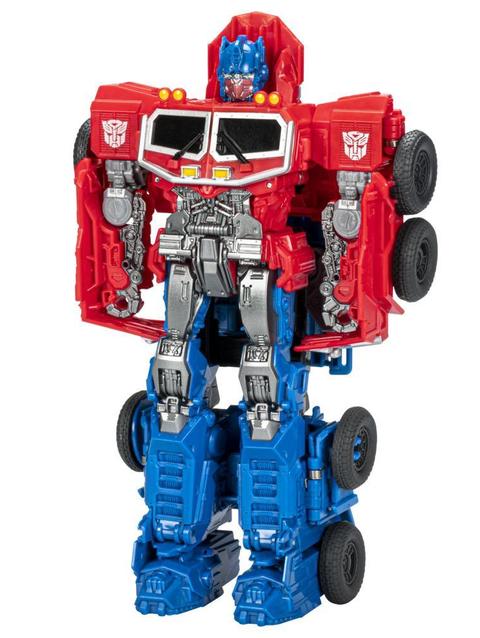 Transformers Bumblebee Cyberverse Adventures Dinobots Unite Smash Changer Optimus Prime Figure, 9-inch