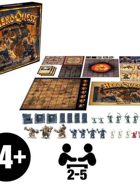 Avalon Hill Heroquest Against the Ogre Horde Quest Pack, Requires HeroQuest Game System to Play