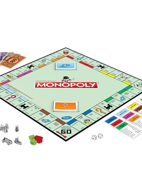 Monopoly Board Game for Ages 8+, For 2-6 Players, Includes 8 Tokens (Tokens May Vary)