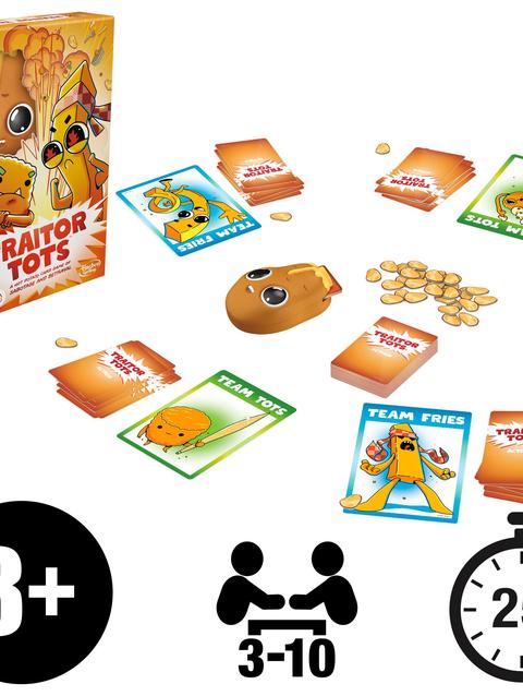 Traitor Tots Party Card Game for Families and Adults, Ages 8+, For 3-10 Players, 25 Mins. Avg.