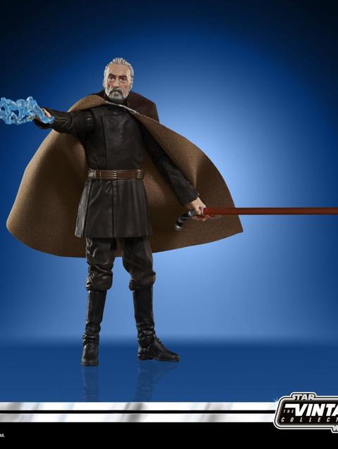 Star Wars The Vintage Collection Count Dooku, Star Wars: Attack of the Clones Action Figure (3.75”)