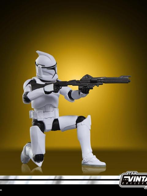 Star Wars The Vintage Collection Phase I Clone Trooper, Star Wars: Attack of the Clones Action Figure (3.75”)