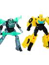 Transformers Toys EarthSpark Cyber-Combiner Bumblebee and Mo Malto Action Figures