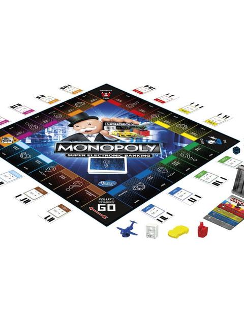 Monopoly Super Electronic Banking Board Game For Kids Ages 8 and Up