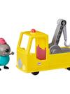 Peppa Pig Toys Granddad Dog's Tow Truck Set with Figure, Preschool Toys for Ages 3+