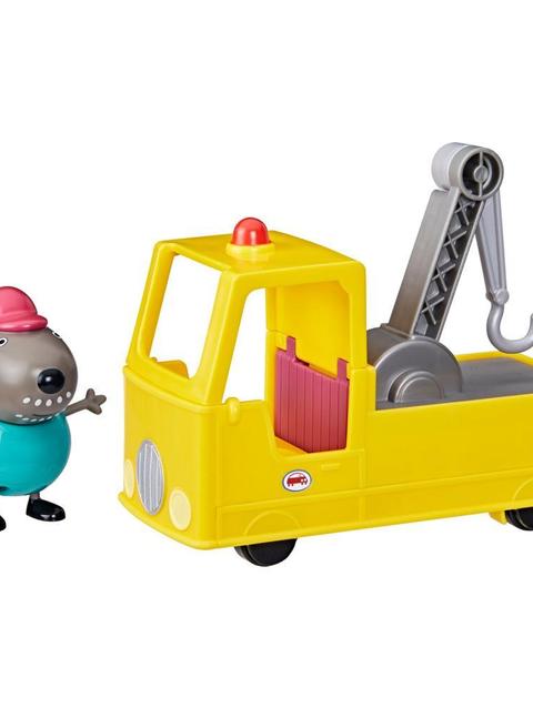 Peppa Pig Toys Granddad Dog's Tow Truck Set with Figure, Preschool Toys for Ages 3+