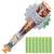 Nerf Zombie Strikeout Dart Blaster, 8 Nerf Elite Darts, Foam Blade, Outdoor Games, Ages 8+