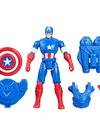 Marvel Avengers Epic Hero Series Battle Gear 4" Captain America Action Figure for Kids 4+