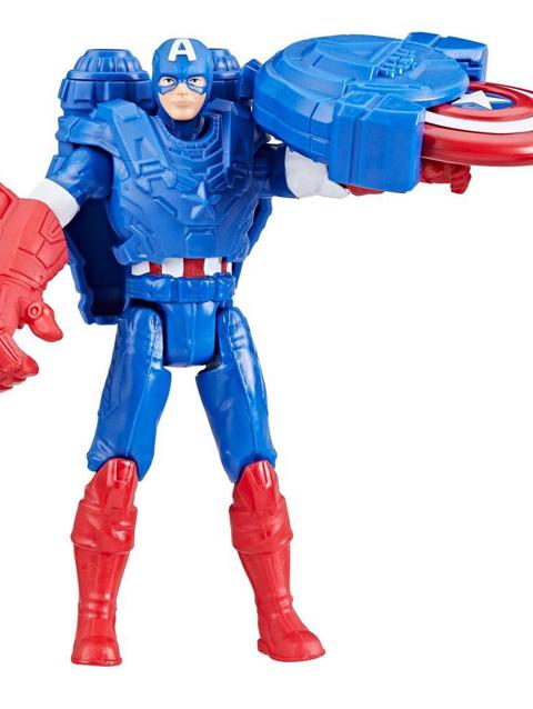 Marvel Avengers Epic Hero Series Battle Gear 4" Captain America Action Figure for Kids 4+