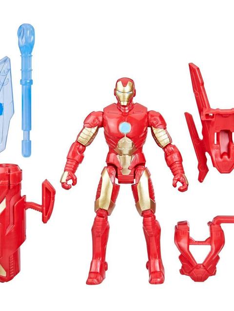 Marvel Avengers Epic Hero Series Battle Gear 4" Iron Man Action Figure for Kids 4+