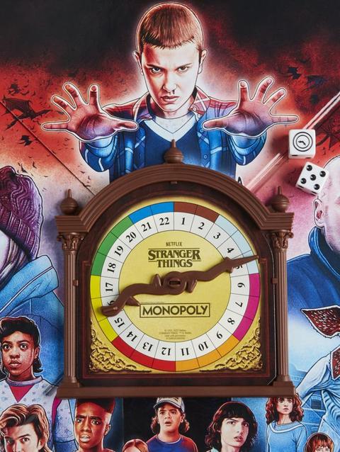 Monopoly: Netflix Stranger Things Edition Board Game for Adults and Teens Ages 14+, Game for 2-6 Players