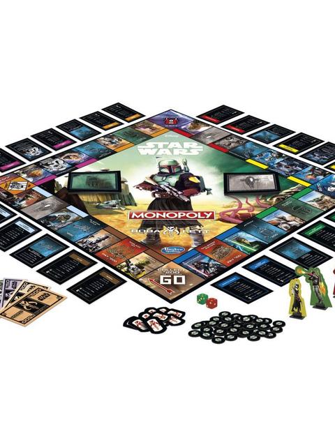 Monopoly: Star Wars Boba Fett Edition Board Game for Kids Ages 8 and Up,