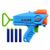 Nerf Elite Junior Racer Easy Play Dart Blaster with 4 Nerf Elite Darts, Nerf Blaster Outdoor Toys