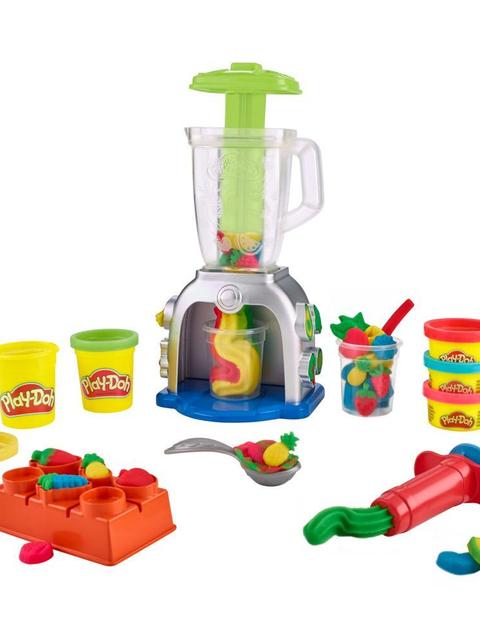 Play-Doh Swirlin' Smoothies Toy Blender Playset, Play Kitchen Toys for Kids Age 3+