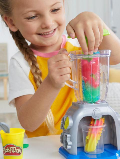 Play-Doh Swirlin' Smoothies Toy Blender Playset, Play Kitchen Toys for Kids Age 3+