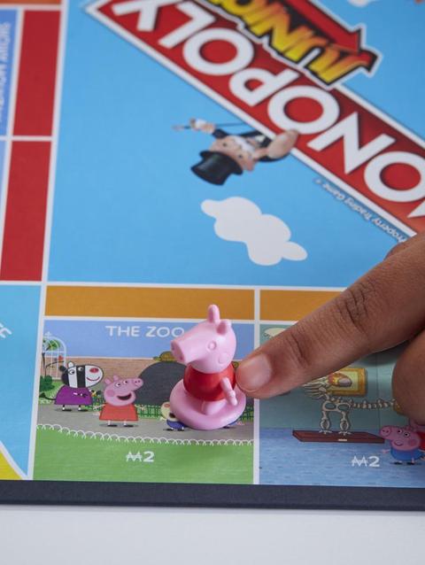 Monopoly Junior: Peppa Pig Edition Board Game for 2-4 Players, For Kids Ages 5 and Up