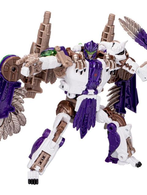 Transformers Legacy United Leader Beast Wars Universe Tigerhawk 7.5” Action Figure, 8+