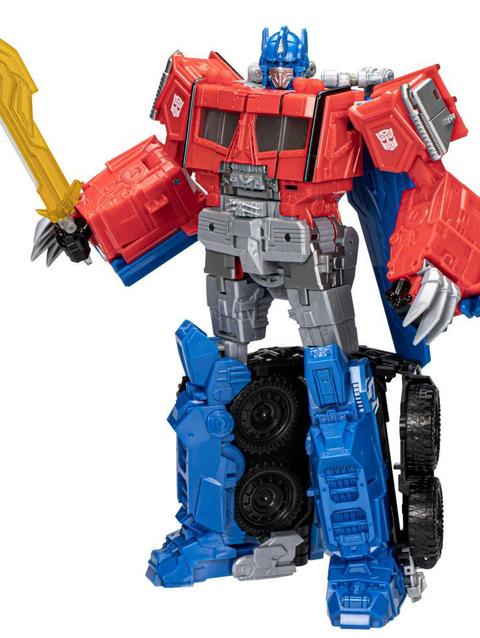 Transformers Toys Transformers: Rise of the Beasts Movie, Beast-Mode Optimus Prime Action Figure, Ages 6 and up, 10-inch