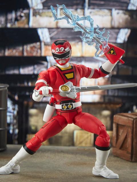 Power Rangers Lightning Collection Turbo Red Ranger 6-Inch Premium Collectible Action Figure Toy with Accessories