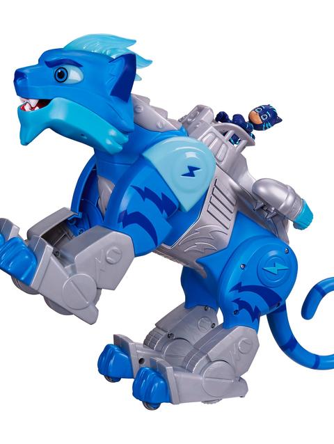 PJ Masks Animal Power Charge and Roar Power Cat Preschool Toy, Motorized Toy with 20+ Lights and Sounds, 3 Years and Up