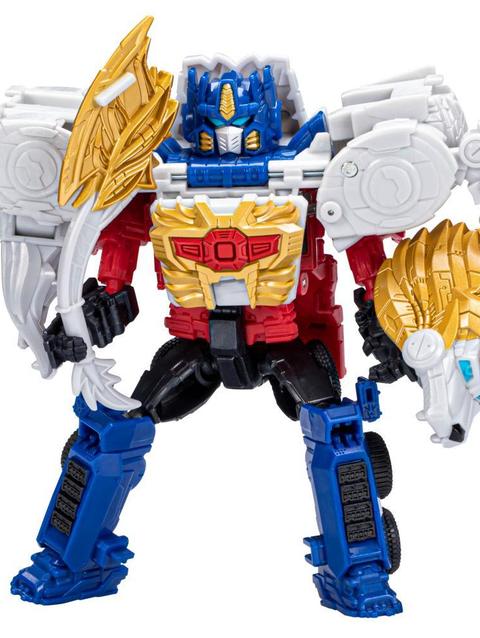 Transformers: Rise of the Beasts Movie, Beast Alliance, Beast Combiners 2-Pack Optimus Prime Toys, 6 and Up, 5-inch