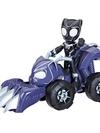 Marvel Spidey and His Amazing Friends Black Panther, Panther Patroller Toy Set for Kids 3+