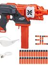 Nerf Pro Stryfe X Dart Blaster, Battery, 30 Nerf AccuStrike Half-Length Darts, Magazine, Eyewear