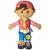 Playskool Dressy Kids Boy Doll with Brown Hair, Activity Plush Toy for Kids Ages 2 and Up (Amazon Exclusive)