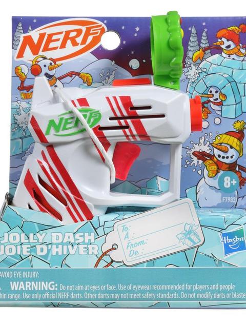 Nerf Elite 2.0 Jolly Dash Dart Blaster and 2 Nerf Elite Darts, Pull Down Priming